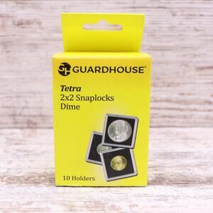 Guardhouse Tera Dime 2x2 Snaplot Holders 10 Total NEW 17.9mm